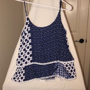 Blue tank top